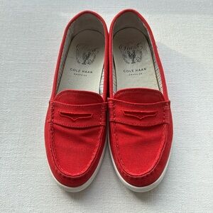 Cole Haan Pinch Red Loafer